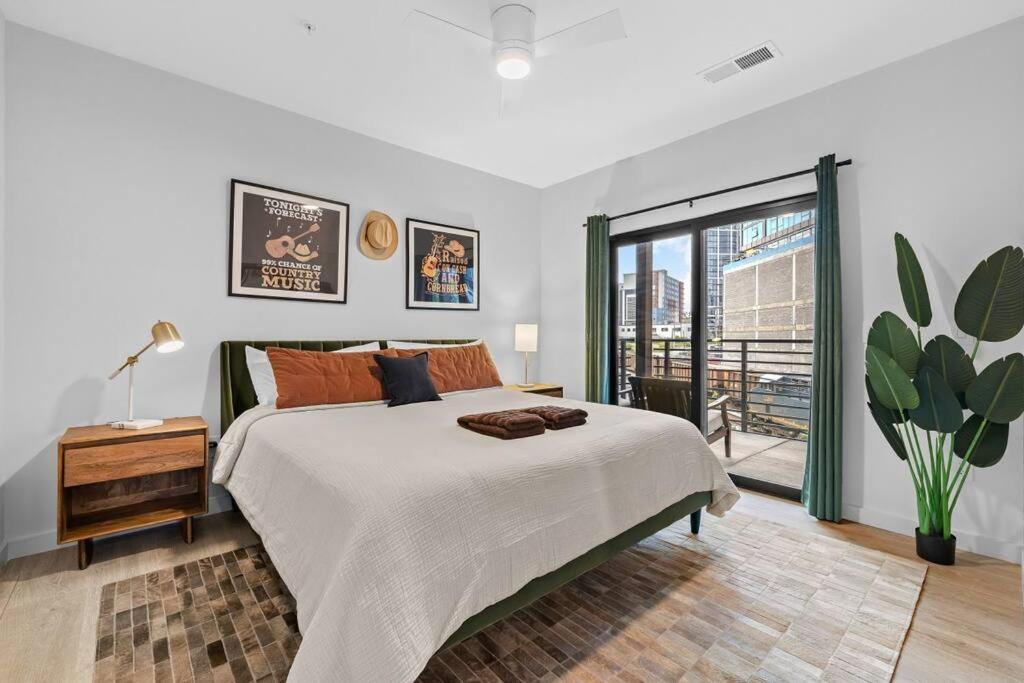 Apartament Skyline View, Pool, Gym, Balcony'S, Walk To Bway! Nashville Zewnętrze zdjęcie